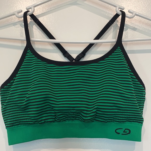 Champion Other - Sz Med Champion Green/Black Sports Bra